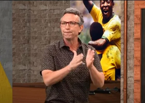 Neto no programa Os Donos da Bola