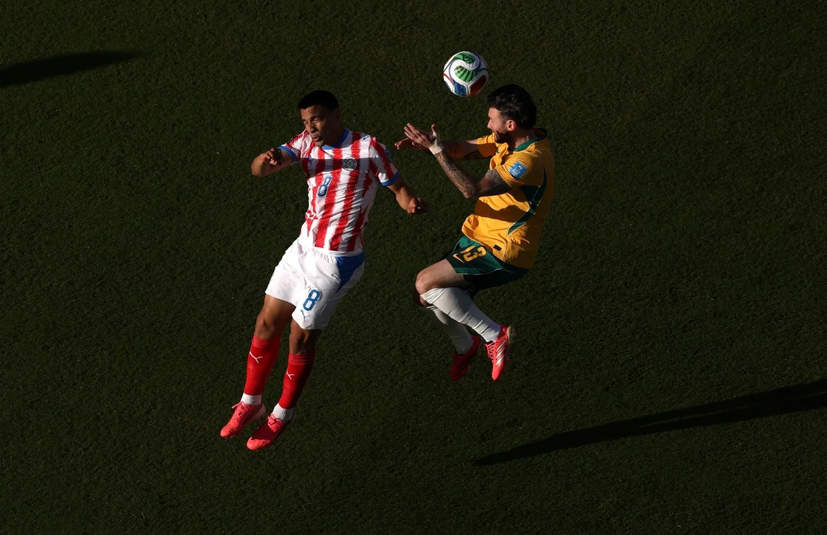 Paraguai e Austrália se enfrentaram pela 3ª rodada da Copa do Mundo Paraguai e Austrália se enfrentaram pela 3ª rodada da Copa do Mundo