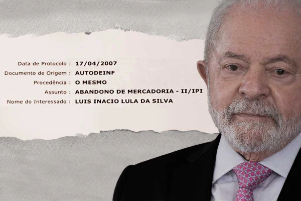 Auto de infração aplicado pela Receita contra o presidente Luiz Inácio Lula da Silva em 2007