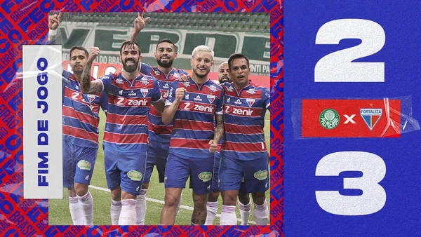 Palmeiras leva gol nos acréscimos, perde para o Fortaleza e vê liderança ameaçada