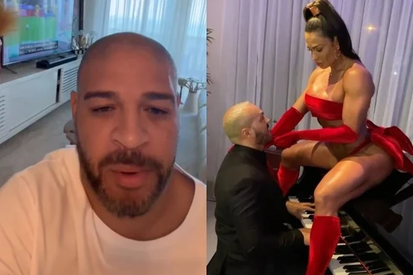 Montagem com Adriano, Belo e Gracyanne Barbosa - Metrópoles