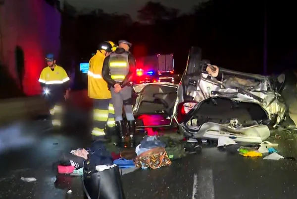Acidente no Rodoanel deixa 4 jovens mortos e um ferido em São Bernardo