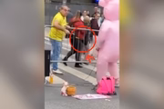 Homem que atacou o "Porquinho da Paulista" com um garfo na manifestação de 7 de Setembro