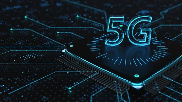 Ilustração de um chip com menção à tecnologia 5G-Metrópoles