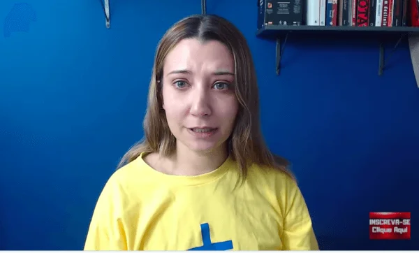 Youtuber Camila Abdo, alvo do inquérito dos atos antidemocráticos