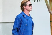 Brad Pitt é clicado durante passeio Brad Pitt é clicado durante passeio