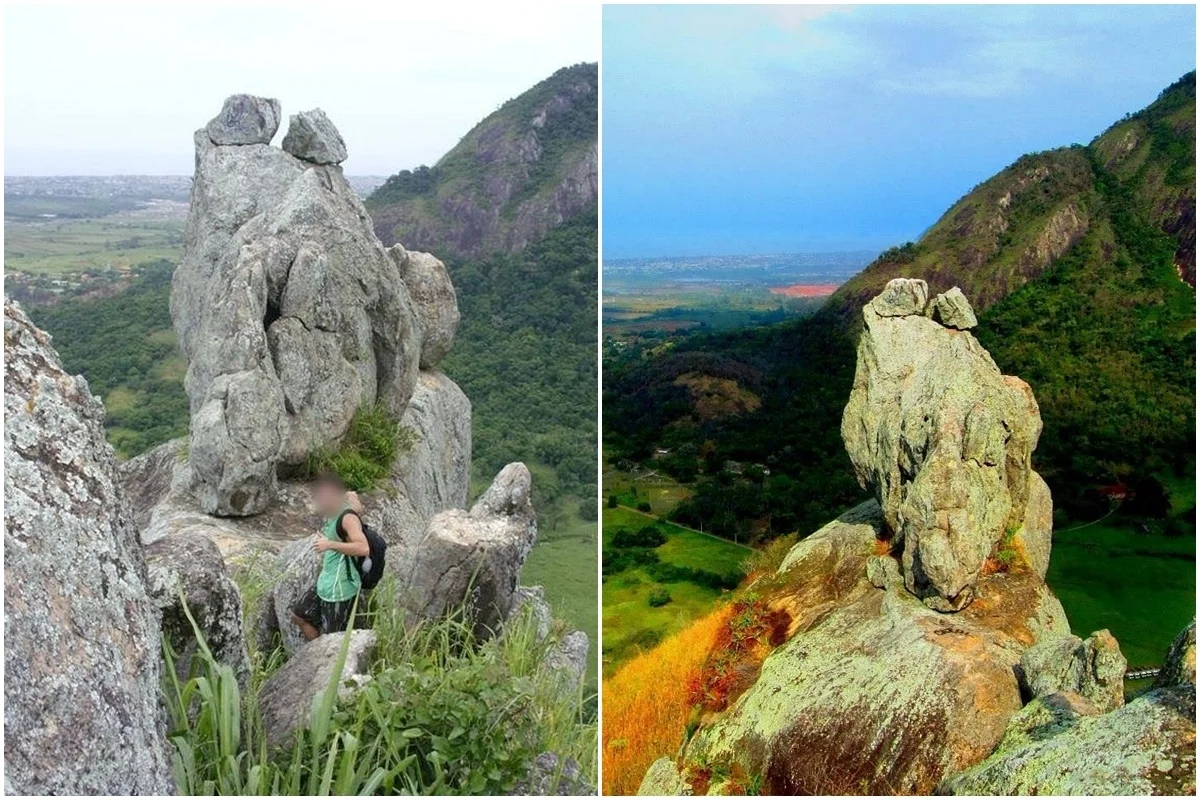 Pedra do Macaco e a vista de Maricá Pedra do Macaco e a vista de Maricá