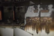 O acidente ocorreu no primeiro andar do edifício e deixou a cozinha do apartamento praticamente destruída, além de espalhar fuligem e forte odor de gás por outros cômodos O acidente ocorreu no primeiro andar do edifício e deixou a cozinha do apartamento praticamente destruída, além de espalhar fuligem e forte odor de gás por outros cômodos