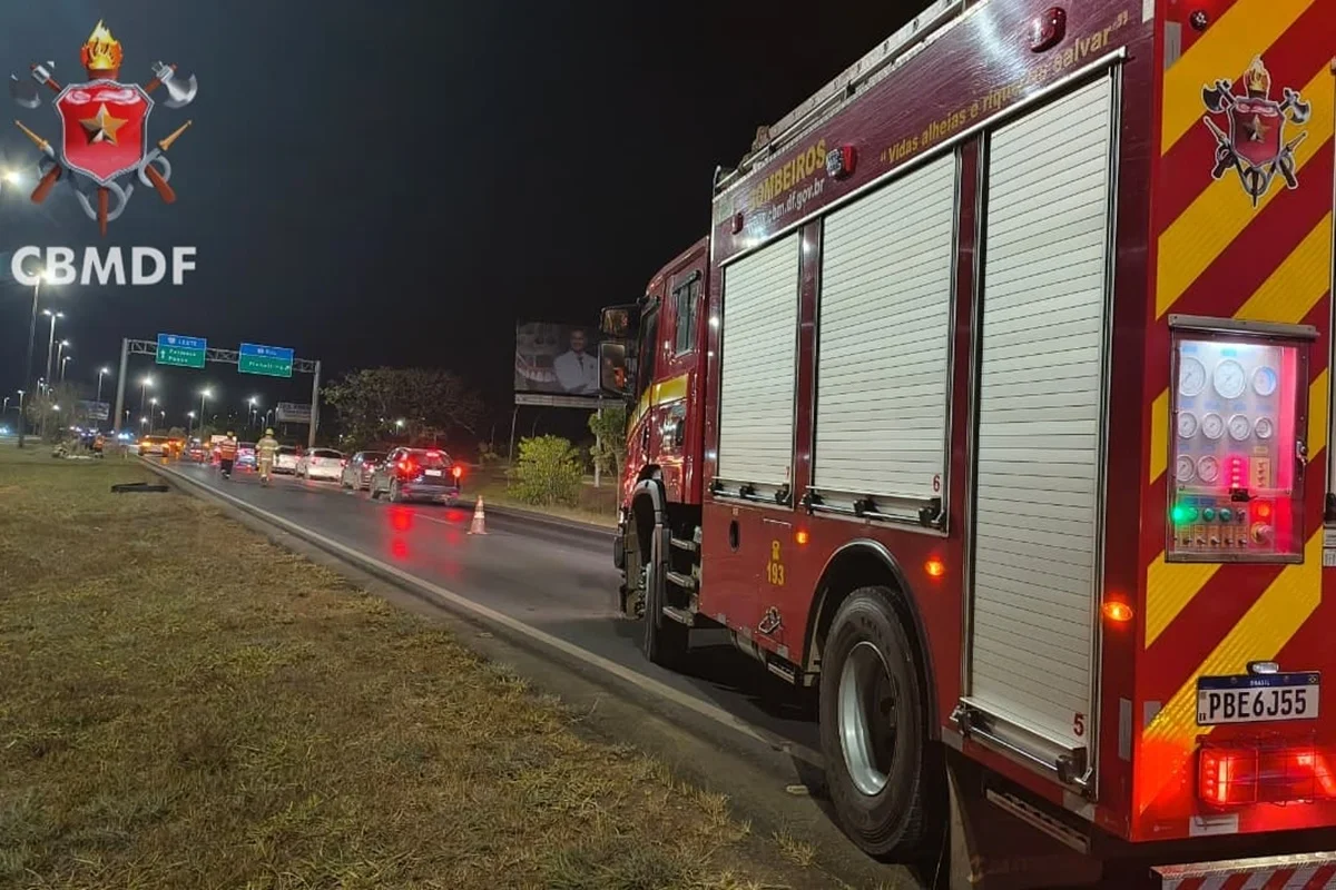 Homem morre atropelado na BR-020 no DF