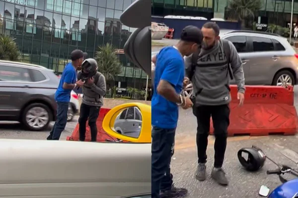 Influencer reage a assalto e toma arma de assaltante - Metrópoles