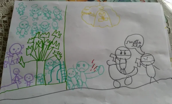 Desenho assalto no RJ