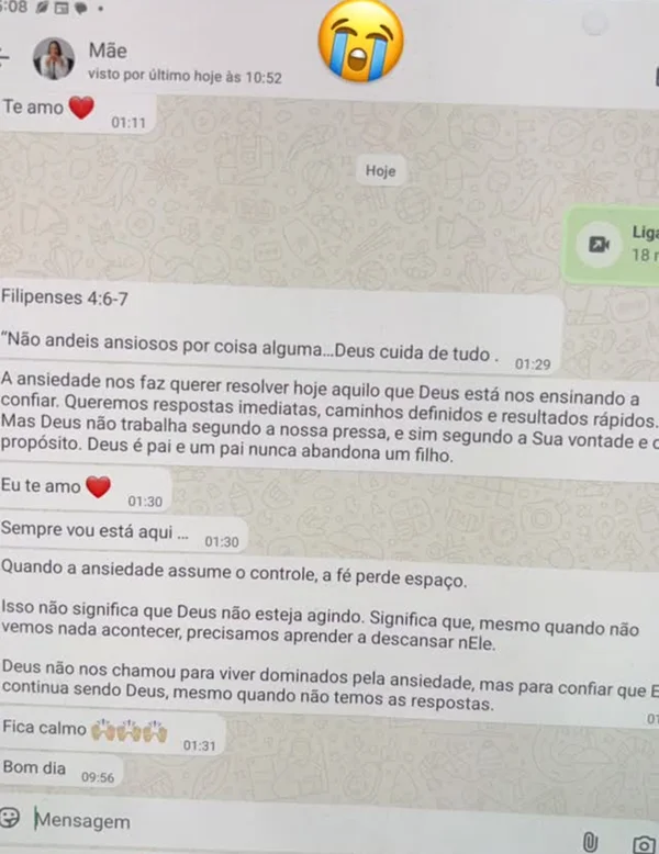 Oruam mostra conversa com a mãe momentos antes da prisão: “Fica calmo” - destaque galeria