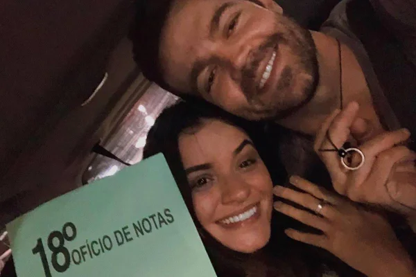 Talita Younan e João Gomez