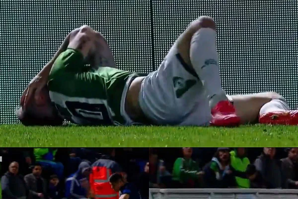 Imagem colorida de jogador do Banfield - Metrópoles