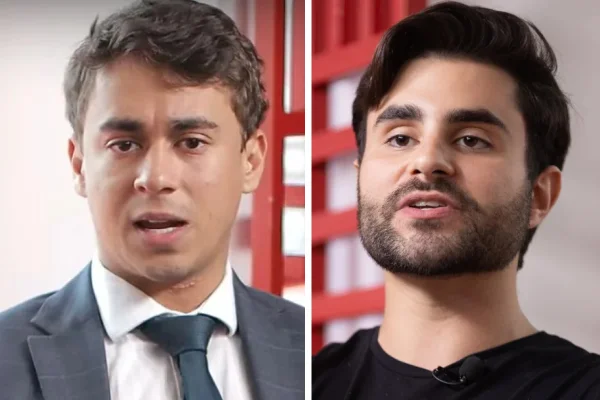 Nikolas Ferreira e Pedro Rousseff