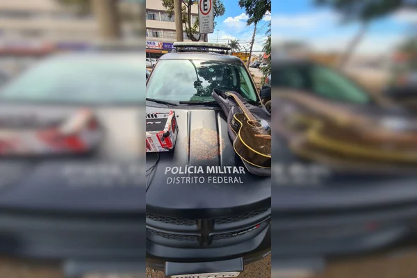 Dupla é presa após furtar violão e caixa de som de igreja no DF