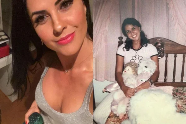 Graciele Lacerda Jovem antes e deopis