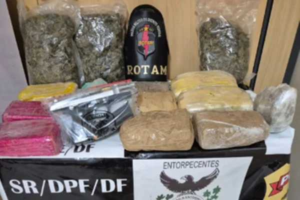 PF e PM fecham ponto de tráfico no Distrito Federal
