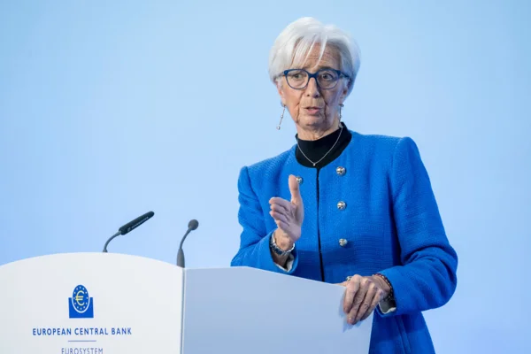 Imagem de Christine Lagarde, presidente do Banco Central Europeu (BCE) - Metrópoles