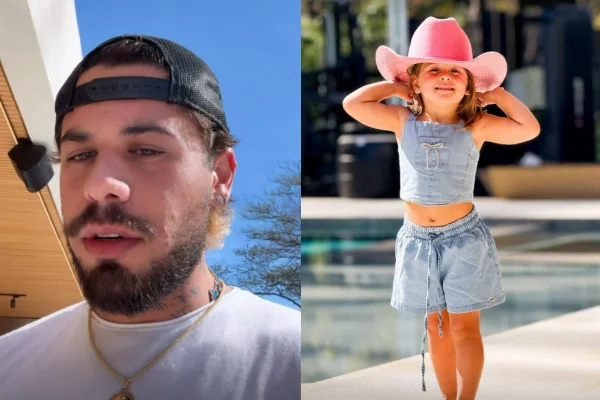 Zé Felipe posta foto da filha com chapéu igual ao de Ana Castela