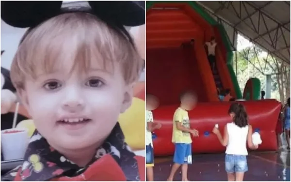 goias menino brinquedo inflavel