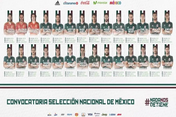 México anuncia pré-convocação de 28 nomes para a Copa da Rússia