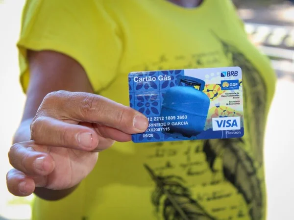 Cartão do programa Cartão Gás