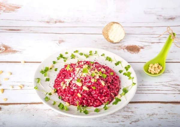 Risoto rosado, receitas