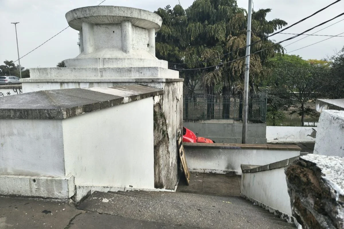 Ponte das Bandeiras, em São Paulo Ponte das Bandeiras, em São Paulo