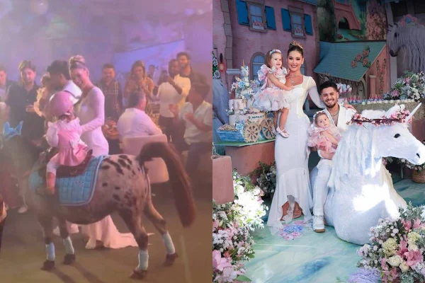 Cocô de pônei e xixi no vestido: perrengues na festa da filha de Virginia e Zé Felipe