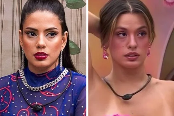 Montagem feita a partir de fotos das redes sociais de Fernanda Bande e Beatriz Reis do BBB24 - Metrópoles