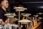 As opções disponíveis no bar eram diversas