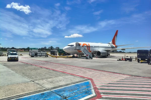 Avião da Gol no Aeroporto de Congonhas, em SP - Metrópoles