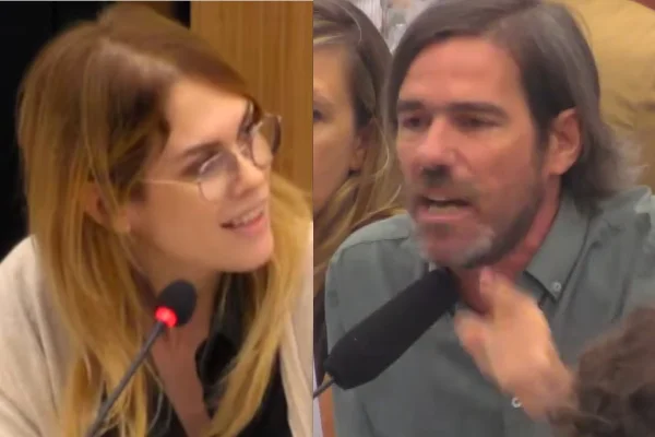 Deputados batem boca em sessão na Câmara dos Deputados argentina que debateu a reforma trabalhista de Milei