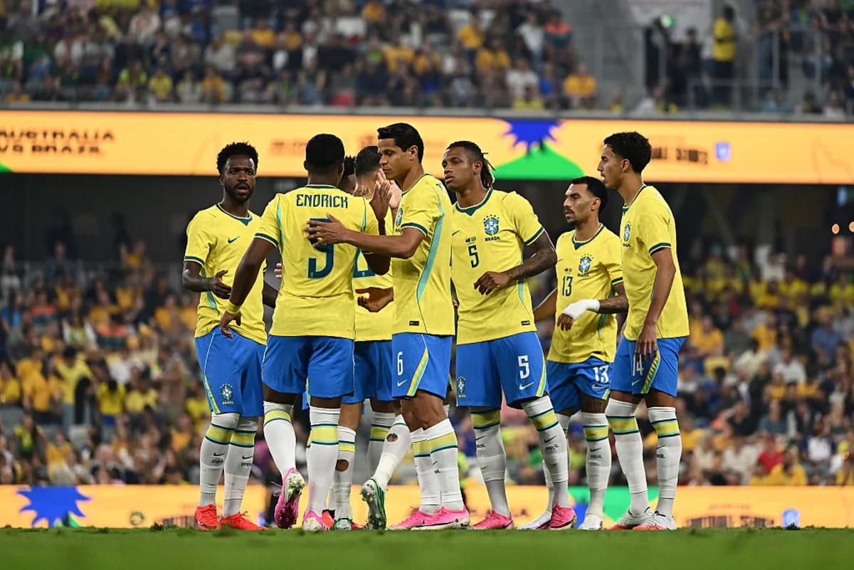 Seleção Brasileira contra a Austrália Seleção Brasileira contra a Austrália