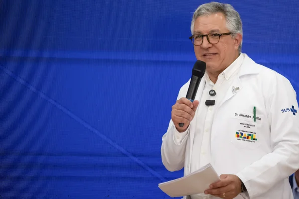 Ministro Alexandre Padilha durante o Ebserh em Ação Agora Tem Especialistas, no Hospital Universitário de Brasília HUB - Metropoles 2