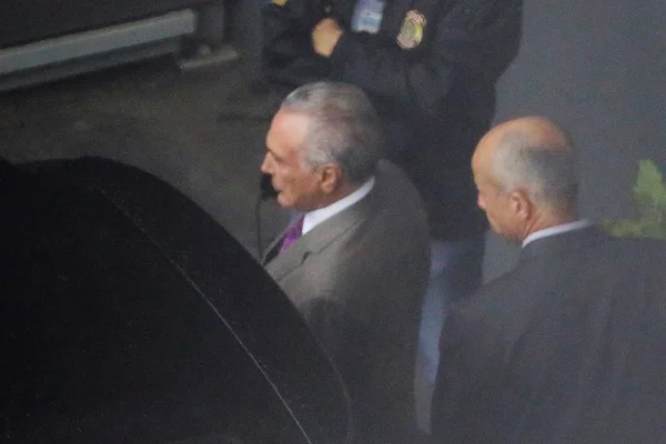 Michel Temer chega à sede da Polícia Federal no Rio