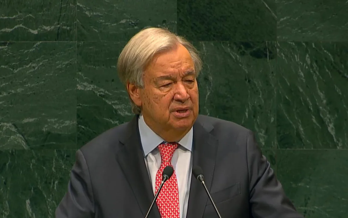 Secretário-geral da ONU, António Guterres Secretário-geral da ONU, António Guterres
