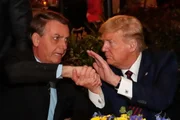 Jair Bolsonaro e o aliado Donald Trump, presidente dos EUA Jair Bolsonaro e o aliado Donald Trump, presidente dos EUA