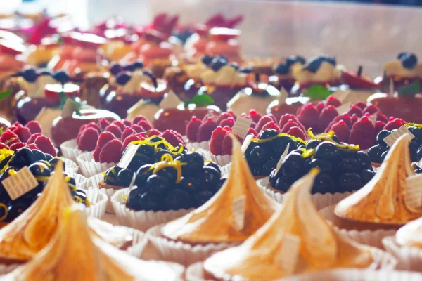 vitrine de doces