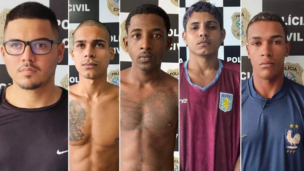 imagem colorida suspeitos morte homem pauladas es
