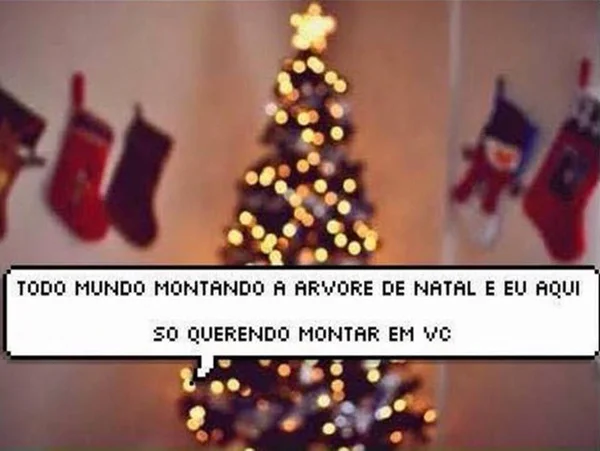 Xaveco natalino: memes para ajudar a fisgar o mozão no Natal