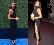O vestido tubinho preto também é frequentemente usado pelas duas
