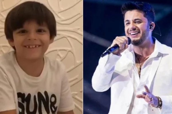 cristiano araujo e filho