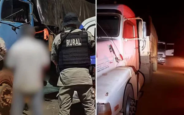 imagem colorida caminhoneiros morrem atropelados goias