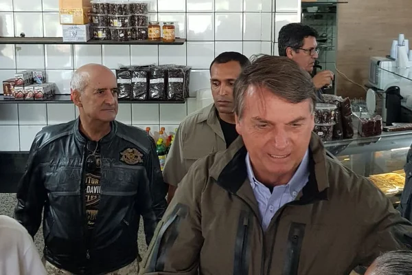 presidente Jair Bolsonaro com Luiz Eduardo Ramos