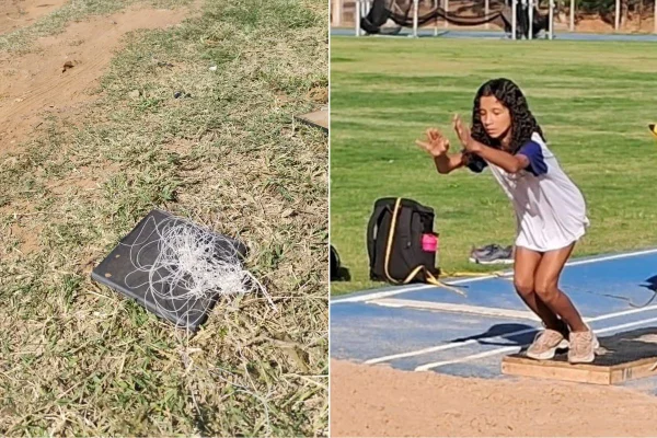Imagem colorida mostra menina que morreu com pescoço cortado por linha de pipa. Metrópoles