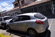 Carro do filho da vítima. Local de estacionamento teria motivado discussão