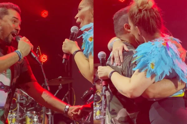 Solange Almeida celebra reconciliação com Xand Avião na Farofa da Gkay