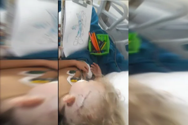 Menino de 4 anos salvo pela mãe em atropelamento no DF deixa a UTI